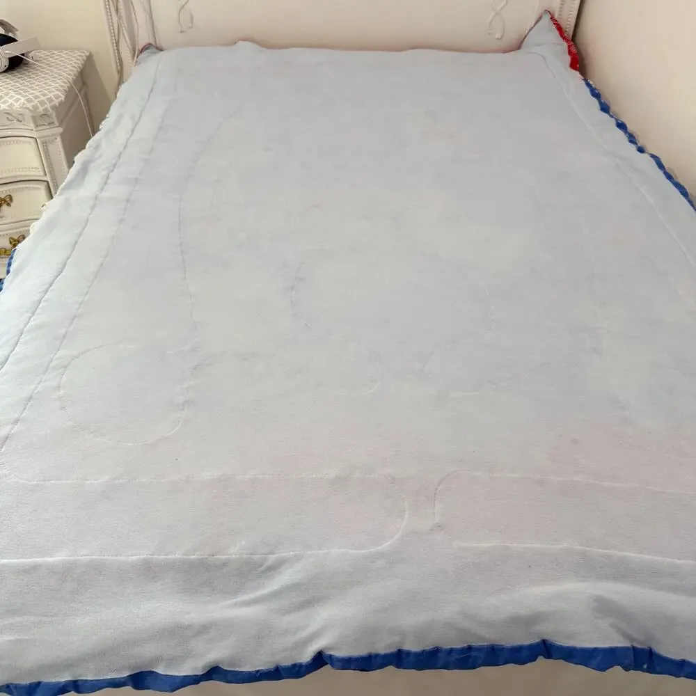 Vintage Disney 101 Dalmatians Twin Comforter Western Cowboy Retro 90s Bedding